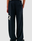 Pantalon à fleurs en crochet