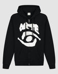 Sweat à capuche Arte Antwerp zippé Eye - Noir