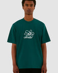 T-shirt brodé de fleurs