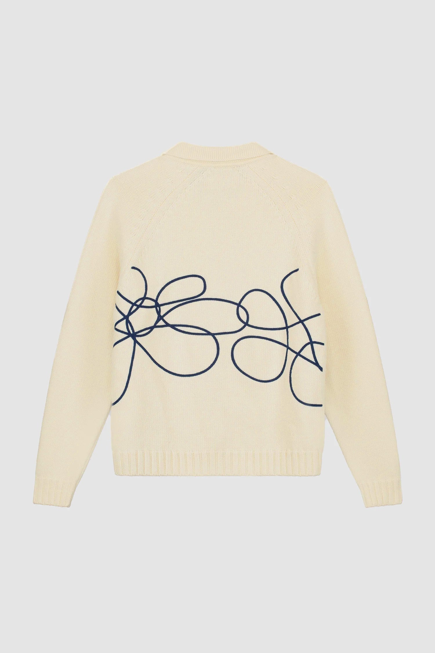 Pull en maille avec logo en fleuri